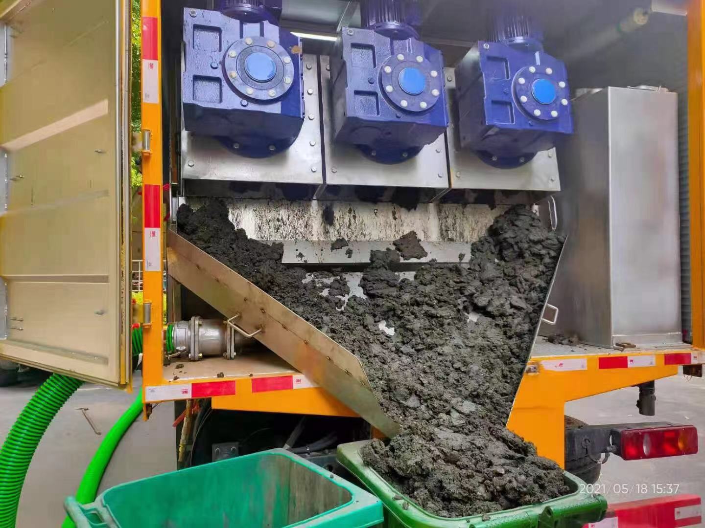 克山化粪池清掏城市维护站-泥浆净化干湿分离处理